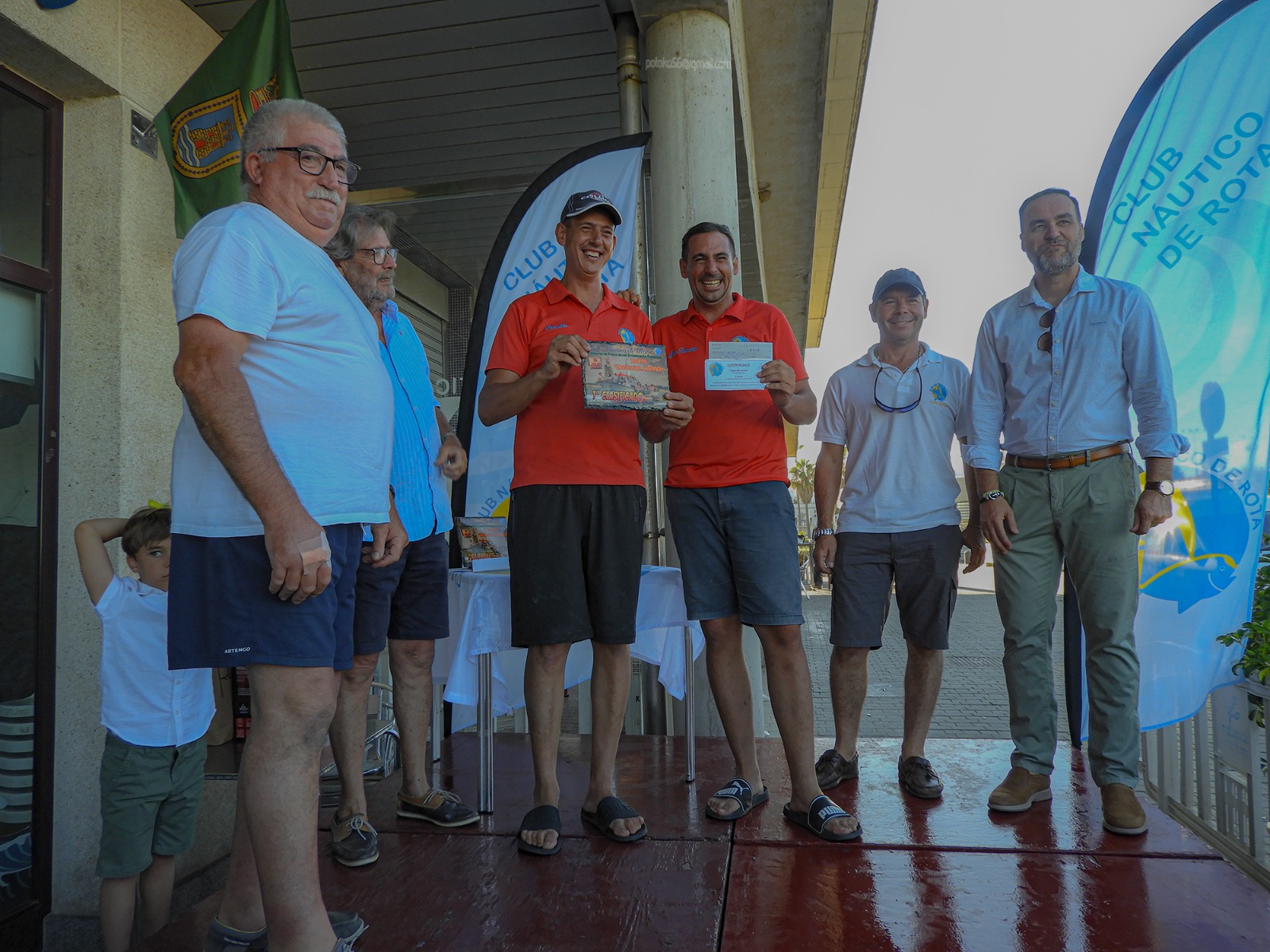 Juan y David campeones del Concurso de Pesca desde Embarcación Fondeada Virgen del Carmen 2024
