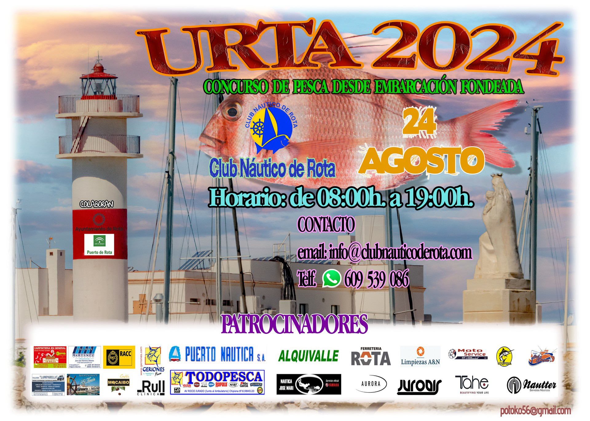 El próximo sábado día 24 de agosto Gran Concurso de la Urta 2024