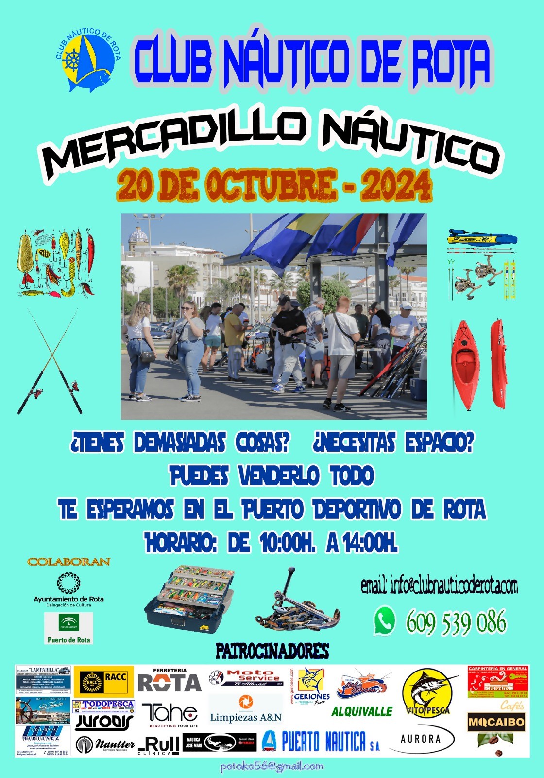 El Club Náutico de Rota organiza su mercadillo de ocasión