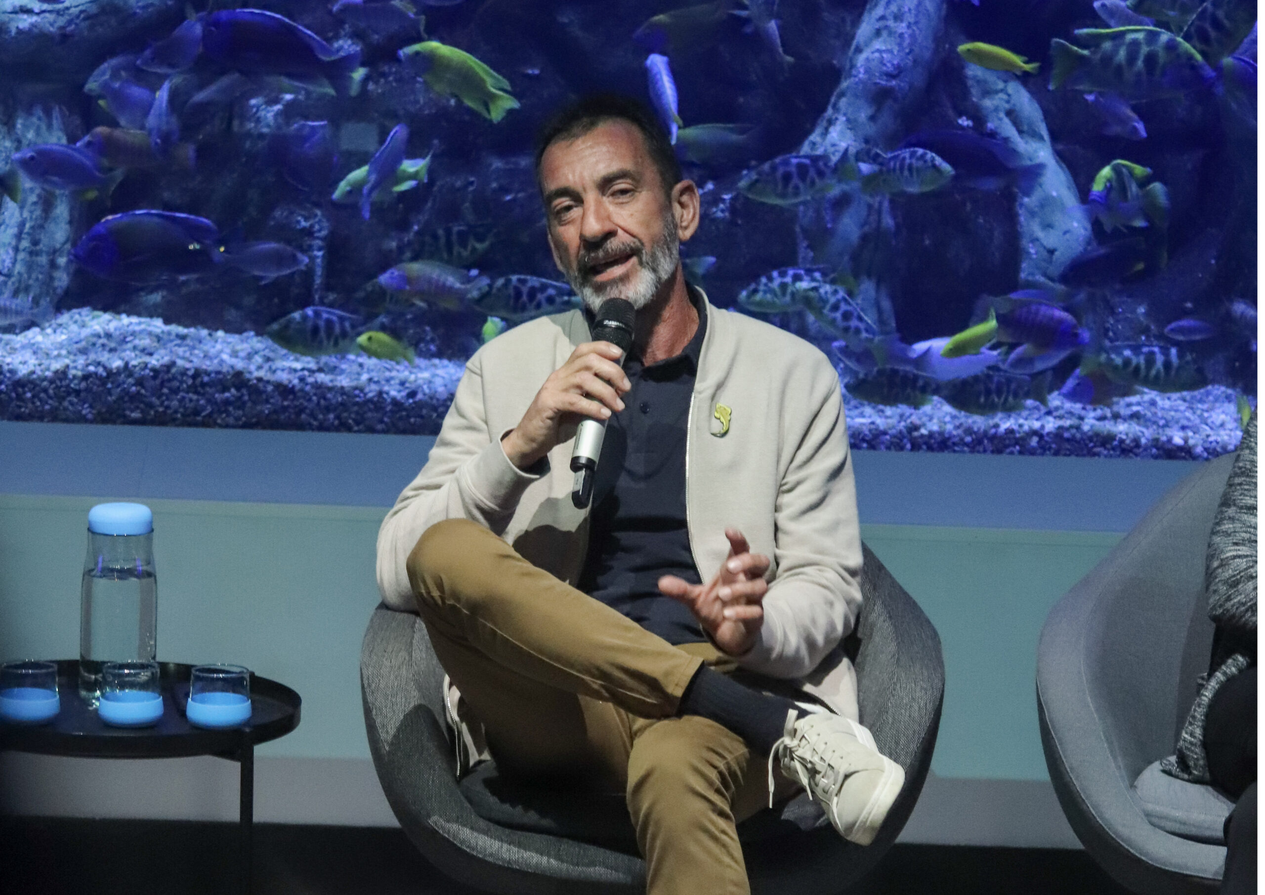 Presentación del Proyecto Glaucostegus de Ángel Benítez en el Acuario de Sevilla