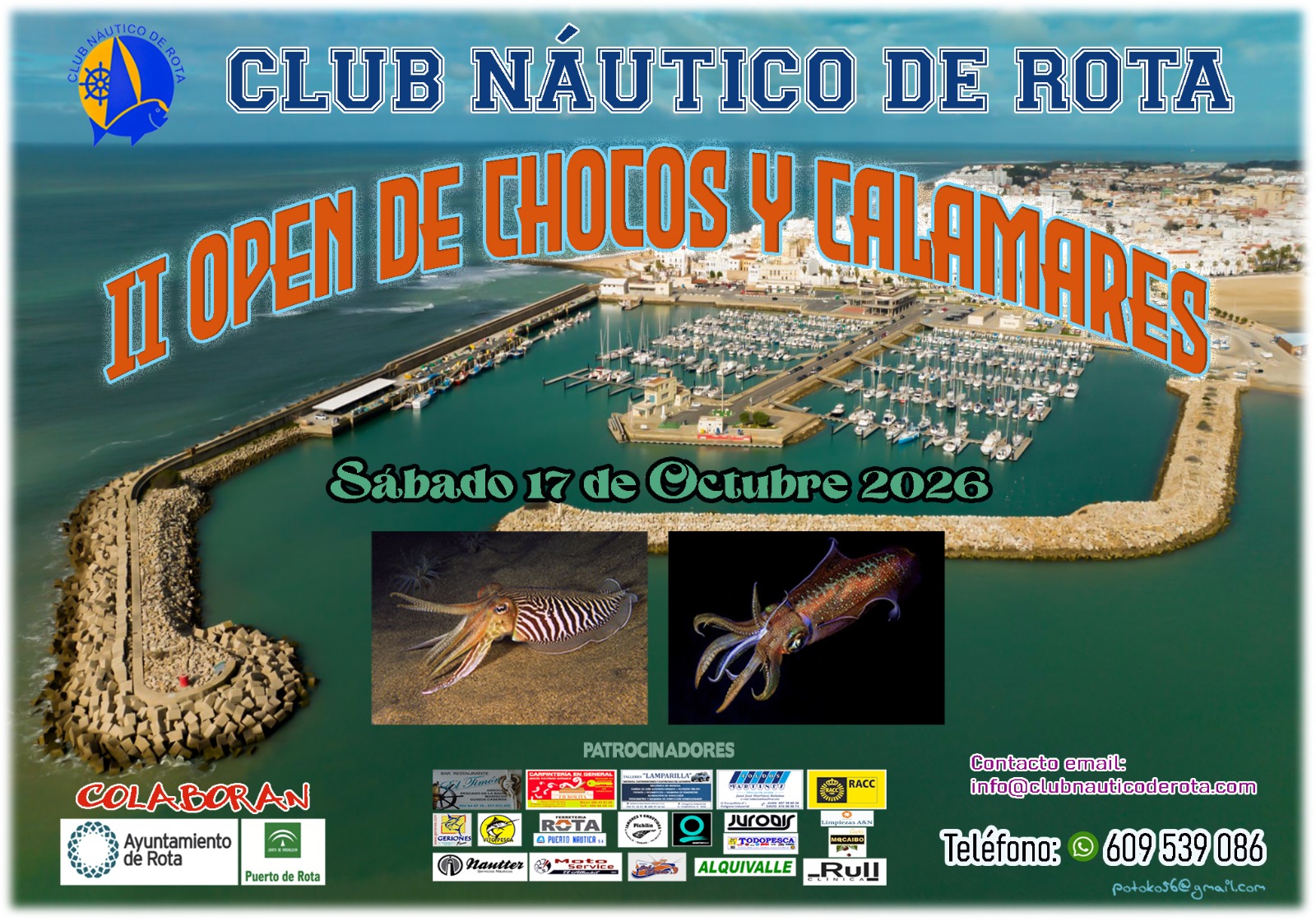 Este sábado 17 de octubre llega el II Open de Calamares y Chocos